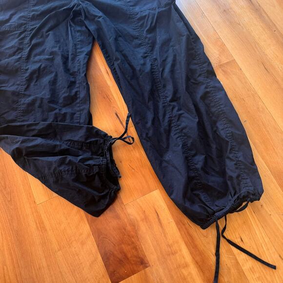 Ulla Johnson Tatum Smocked Jumpsuit black 100% cotton sz 4 minimalist utility - Picture 4 of 9